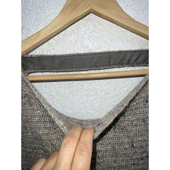 REBECCA Minkoff Extra Fine Merino Wool Knit Dress Sweater Small (C1) - Picture 6 of 11